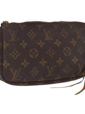 LOUIS VUITTON Monogram Pochette Accessoires Pouch M51980 LV Auth 172431